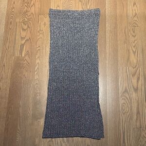 Topshop Metallic Midi Skirt size M